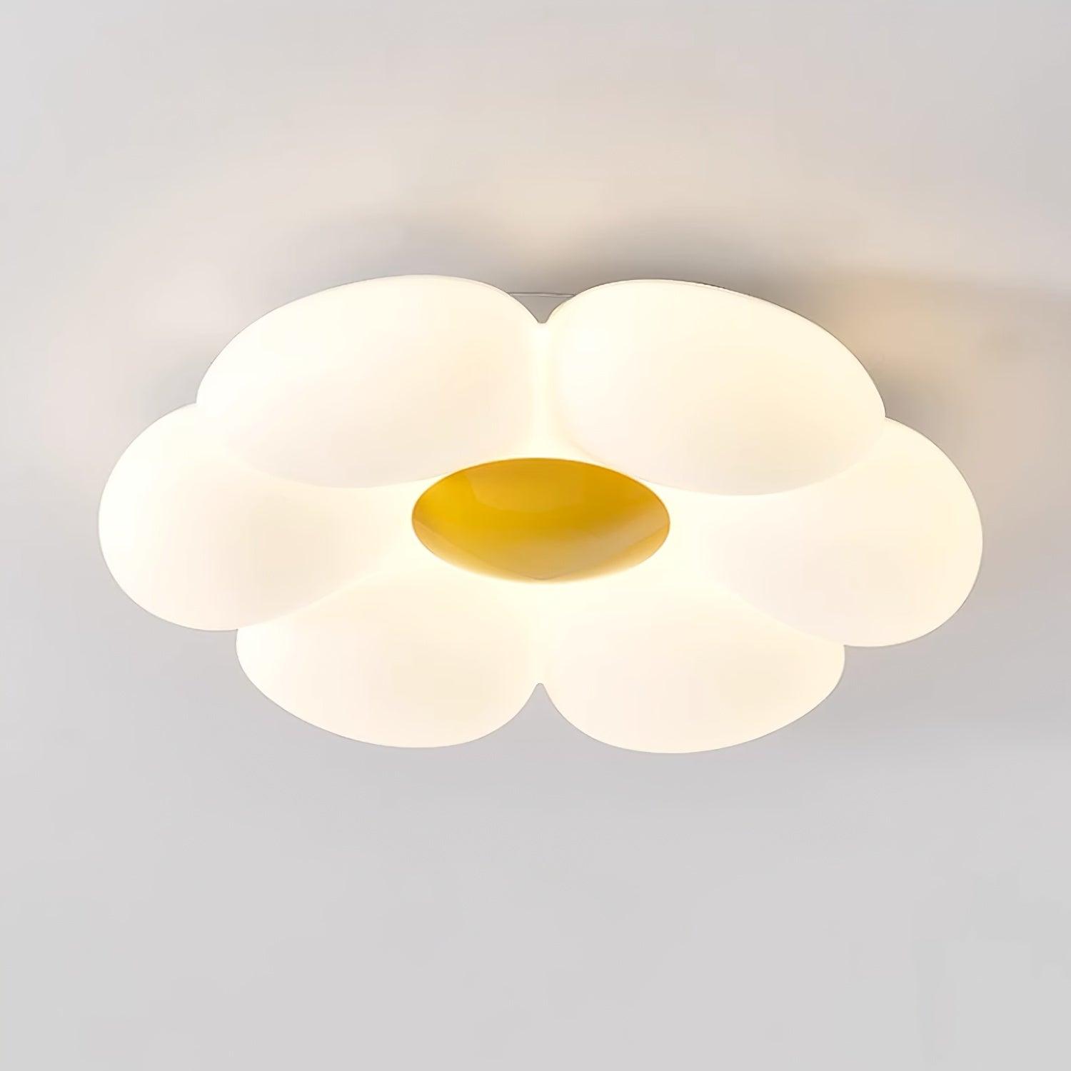 Six Leaf Flower Kids Room Ceiling Lamp