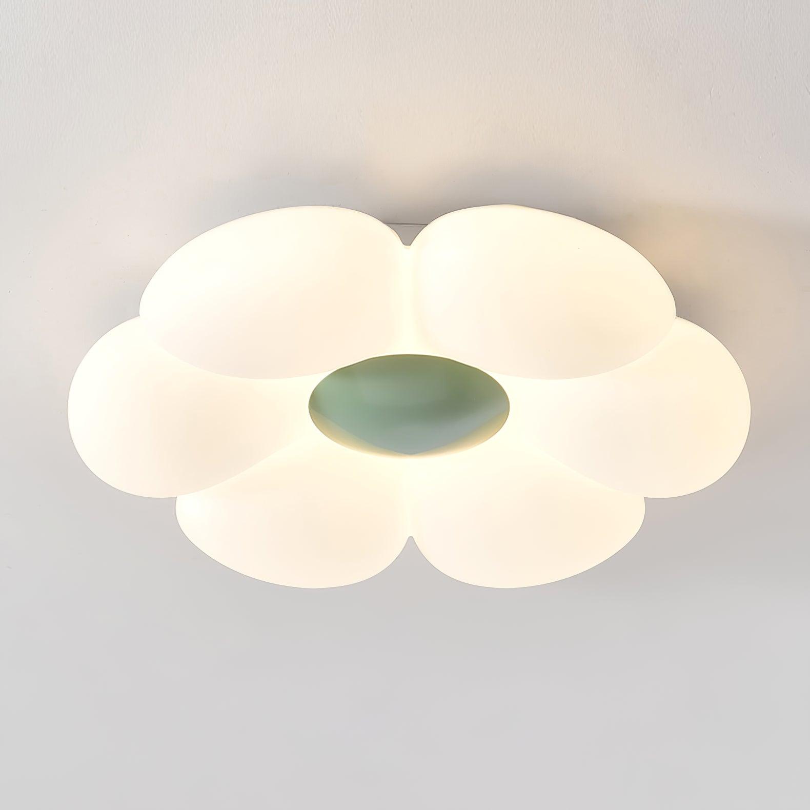 Six Leaf Flower Kids Room Ceiling Lamp