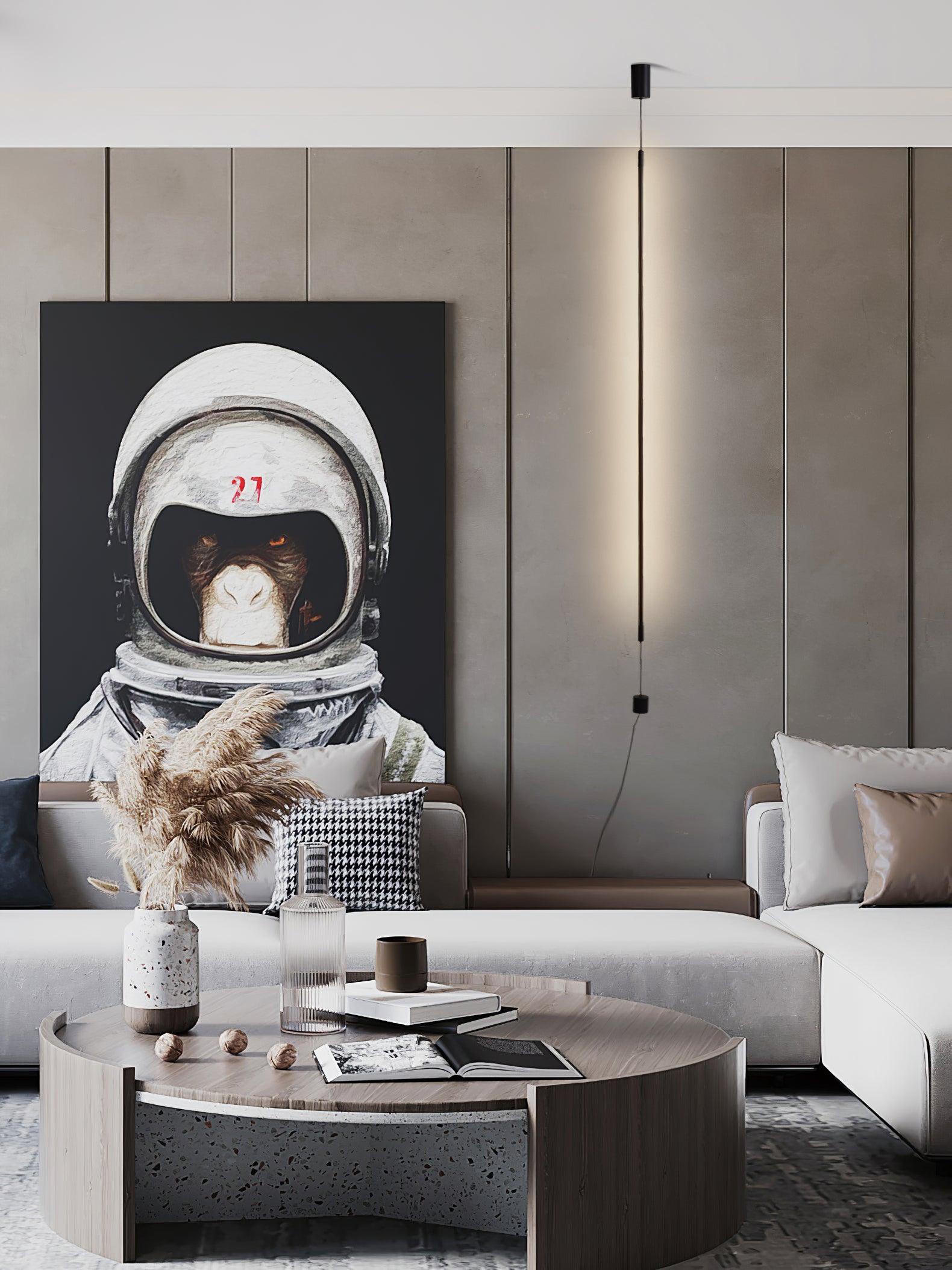 Slim Line Cabinet Floor Lamp