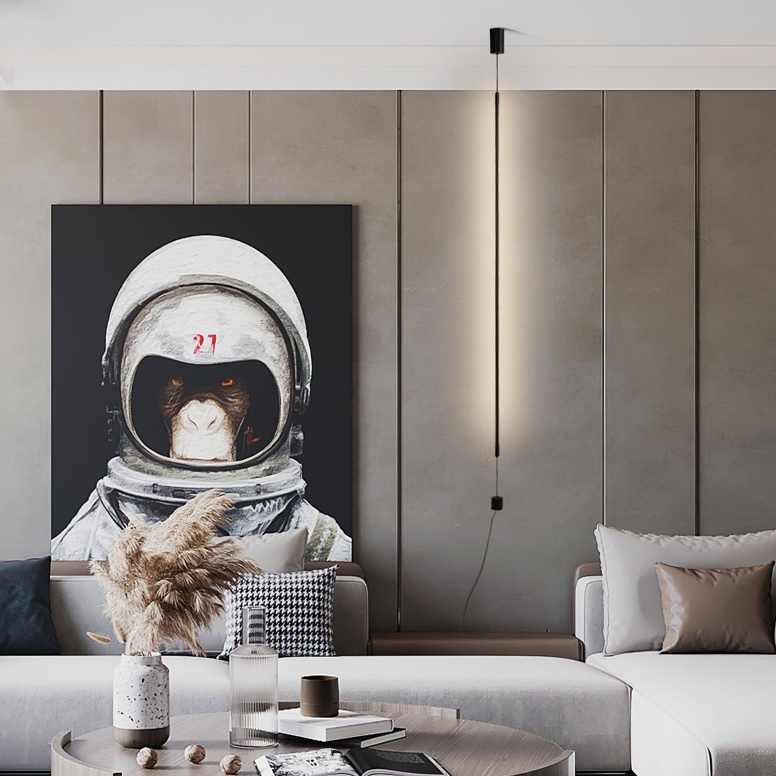 Slim Line Cabinet Floor Lamp