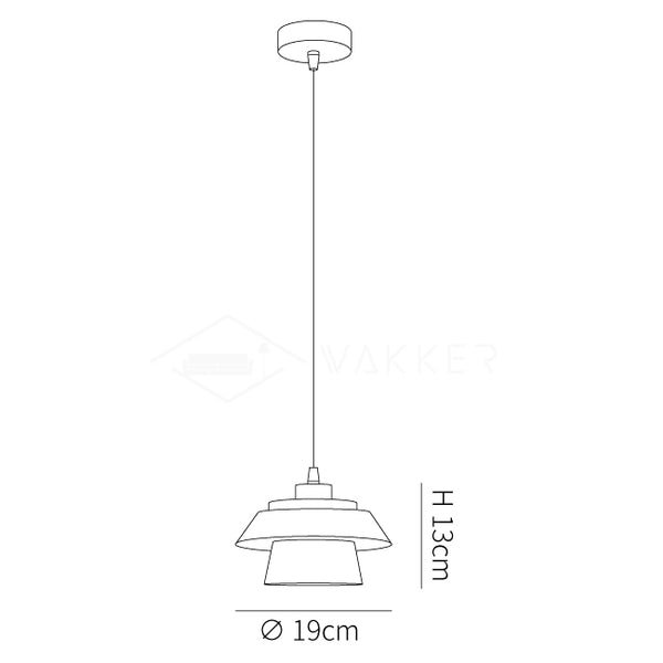 Nordic Pendant Lamp Size Diagram