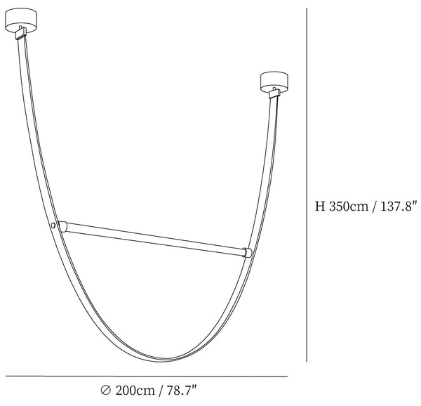 Straight Belt Pendant Lamp Technical Detail