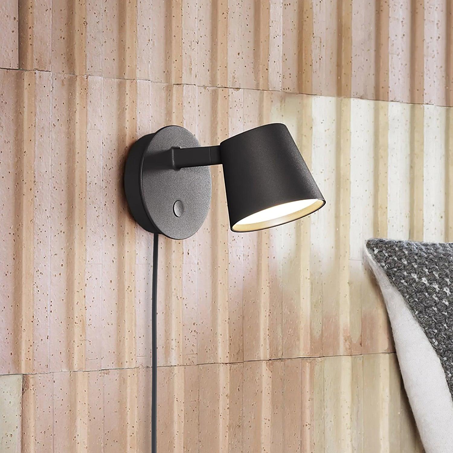 Tip Plug In Wall Lamp