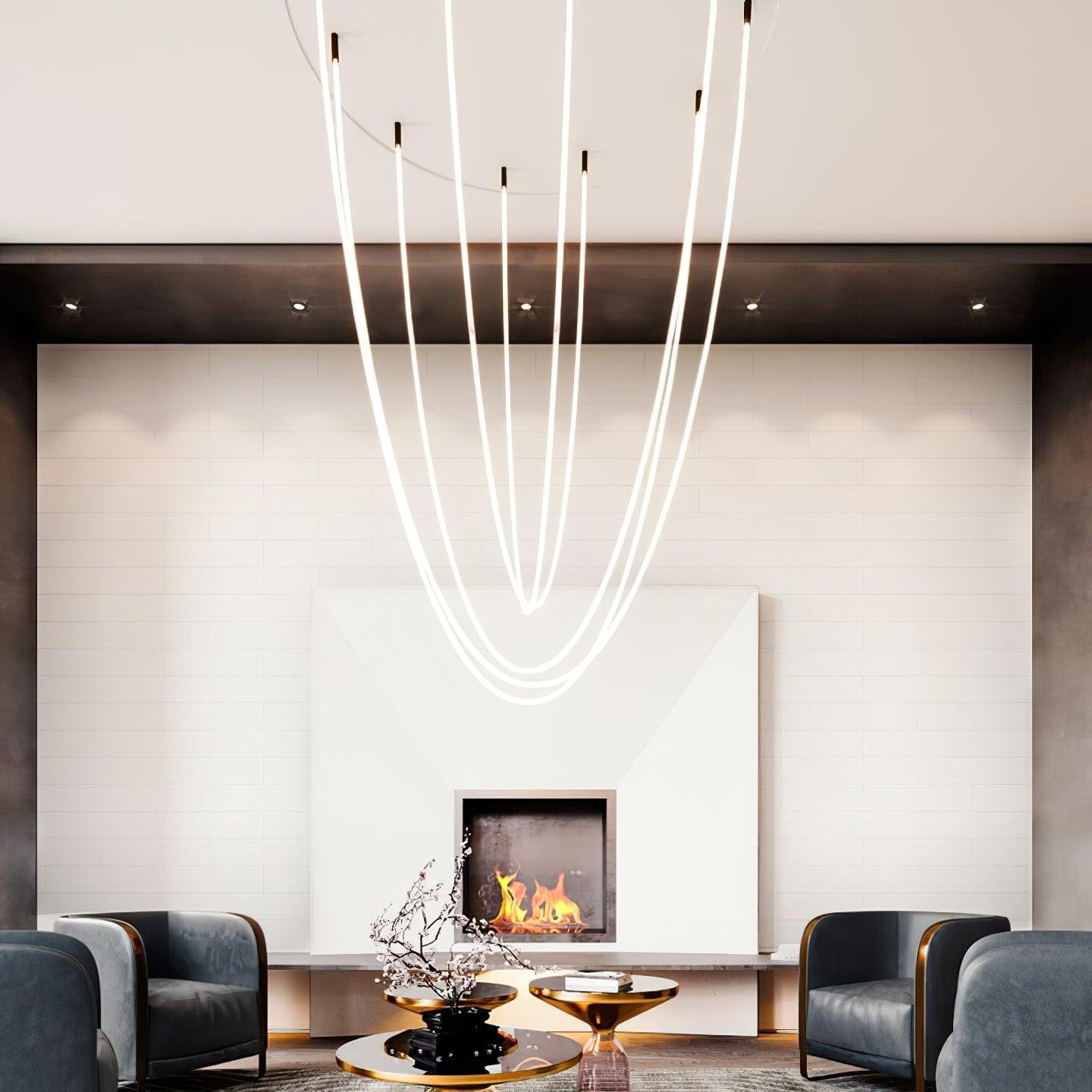 Flexible Curve Line Pendant Lamp