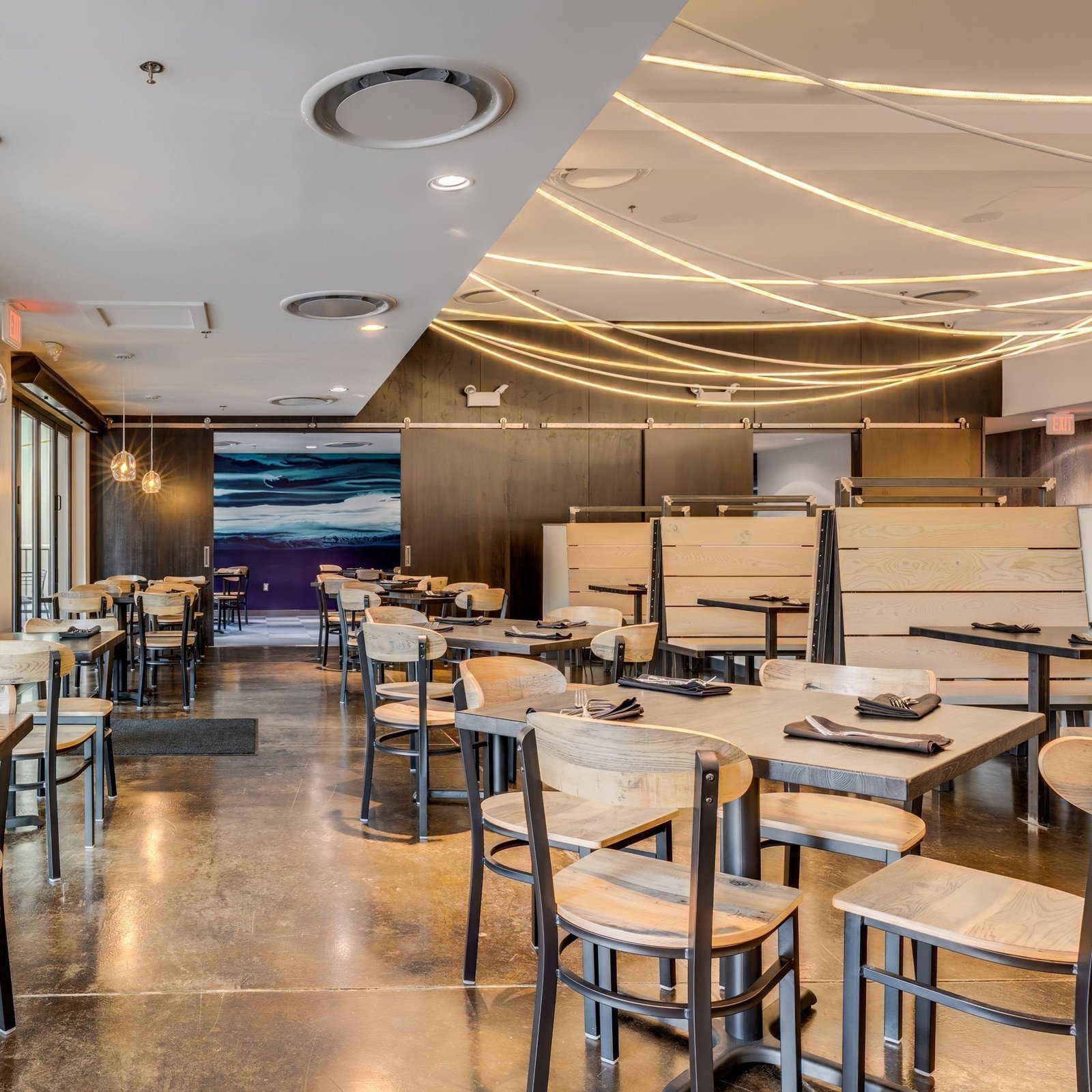 Flexible Curve Line Pendant Lamp