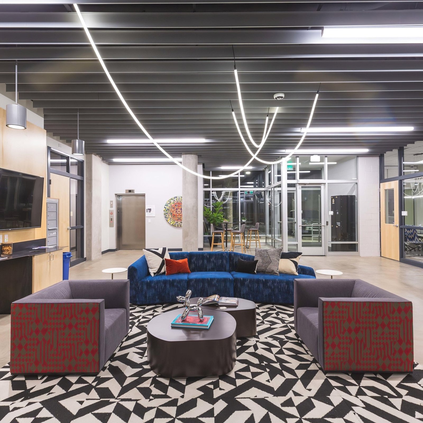 Flexible Curve Line Pendant Lamp