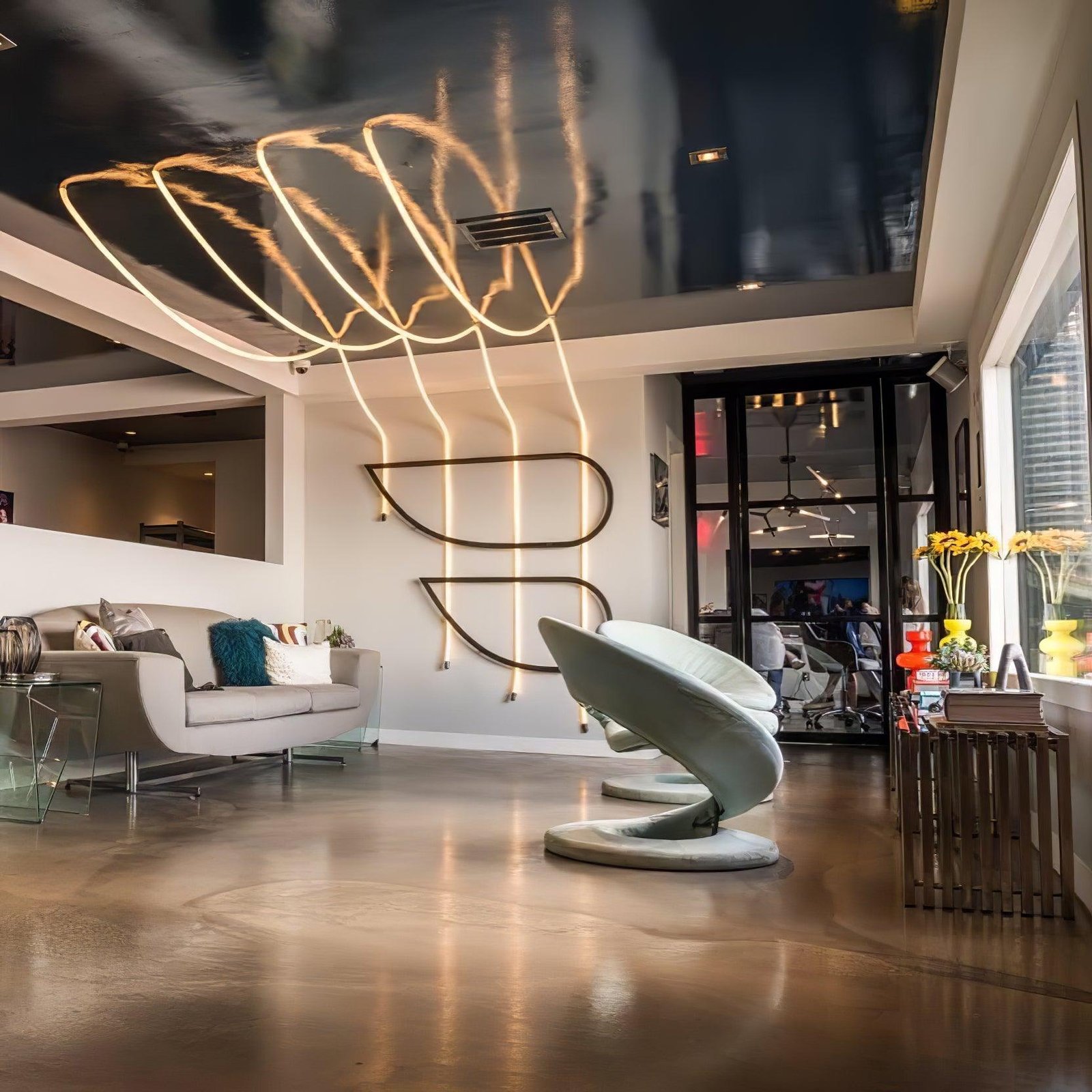 Flexible Curve Line Pendant Lamp