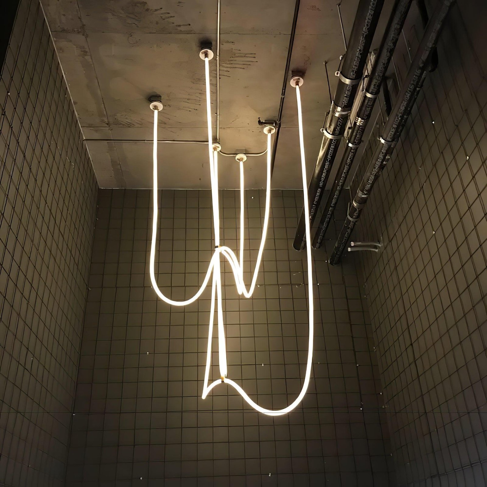 Flexible Curve Line Pendant Lamp