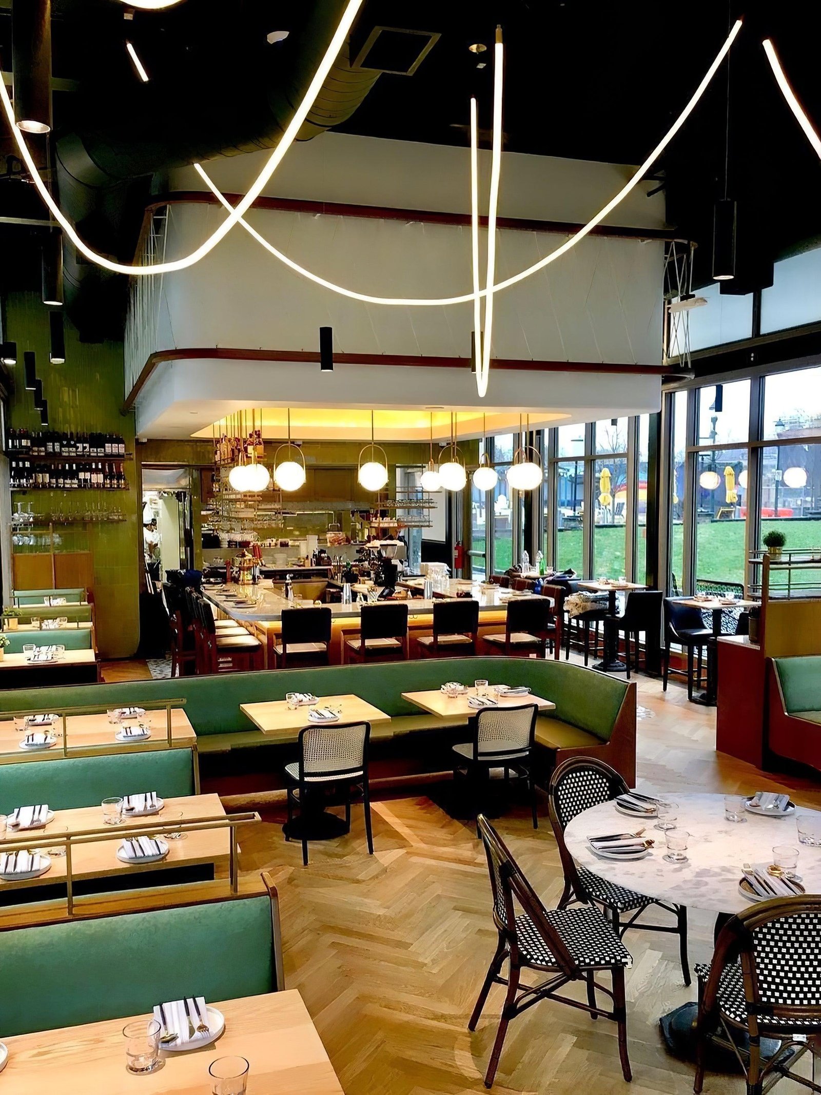 Flexible Curve Line Pendant Lamp