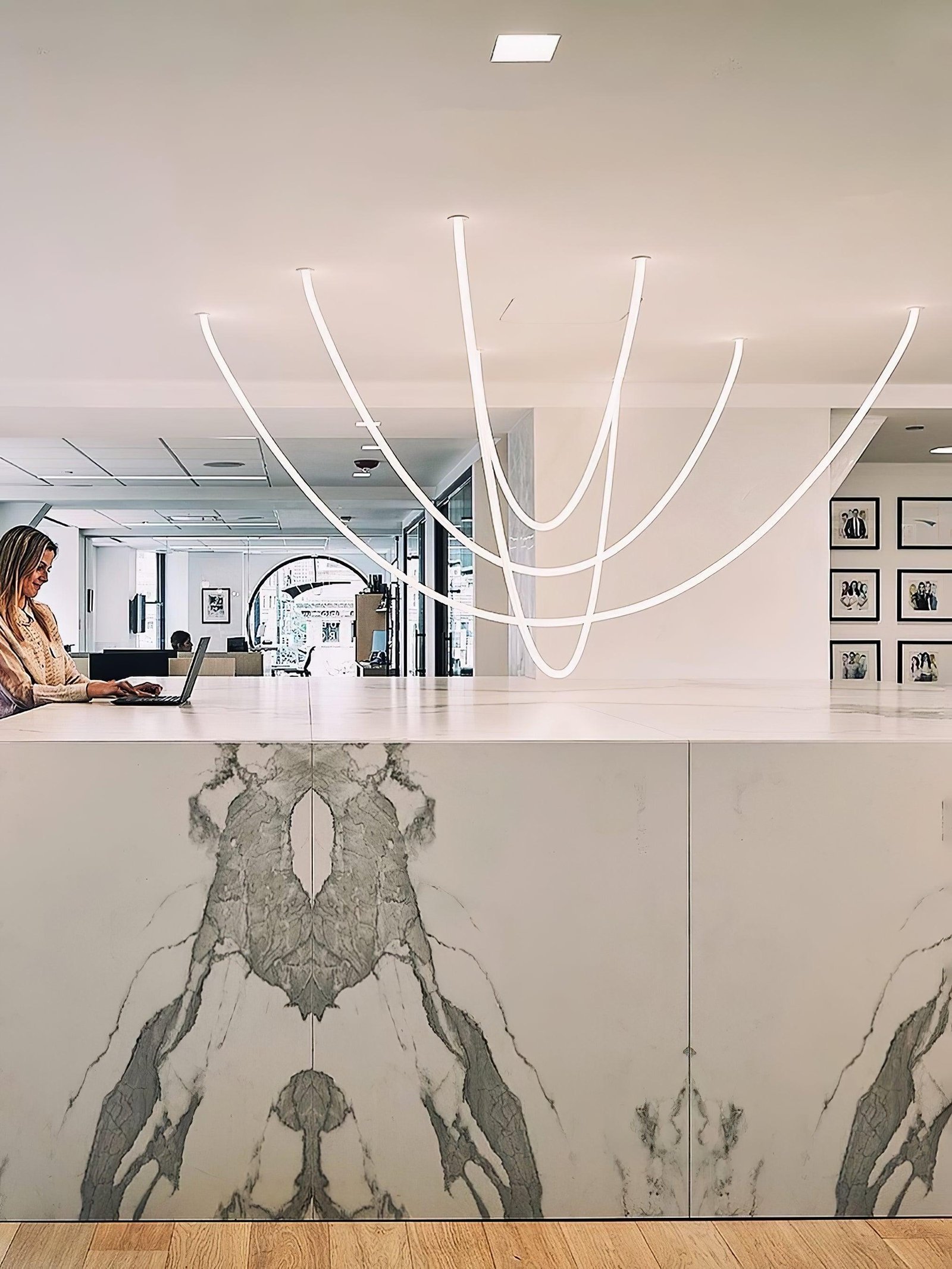 Flexible Curve Line Pendant Lamp