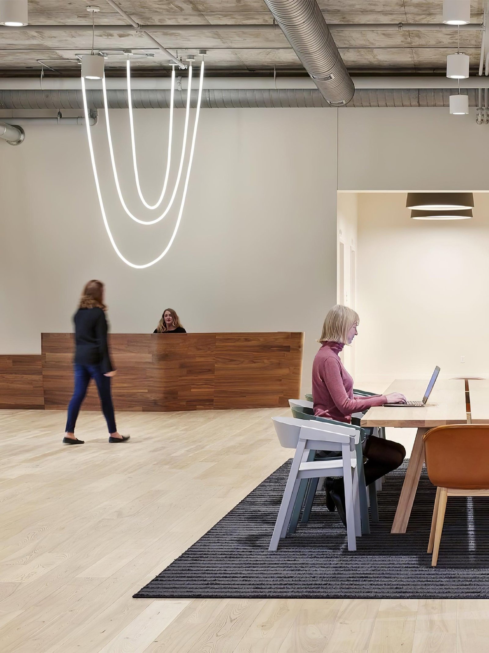 Flexible Curve Line Pendant Lamp