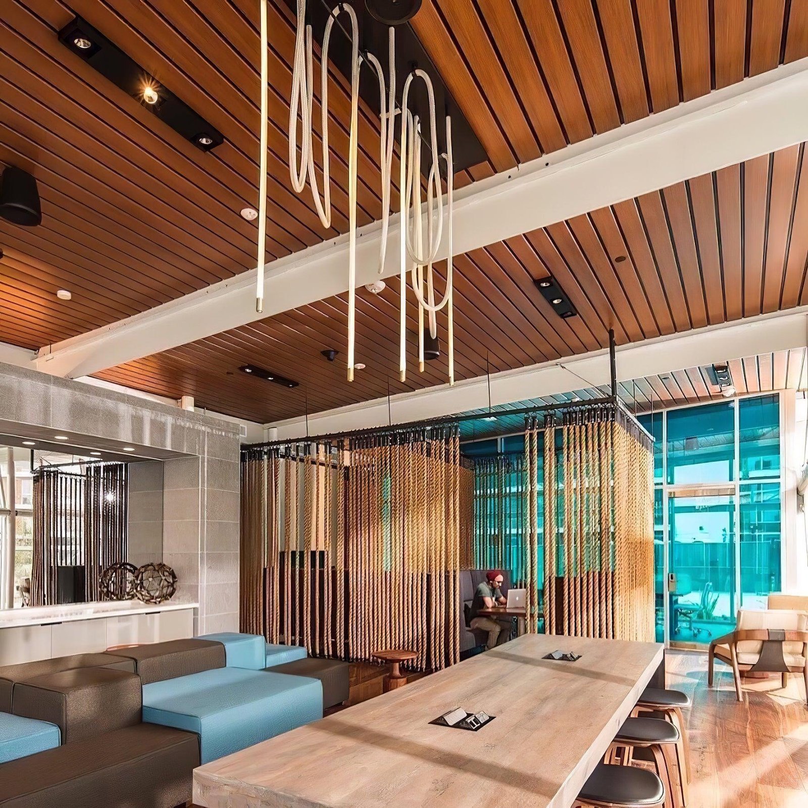 Flexible Curve Line Pendant Lamp