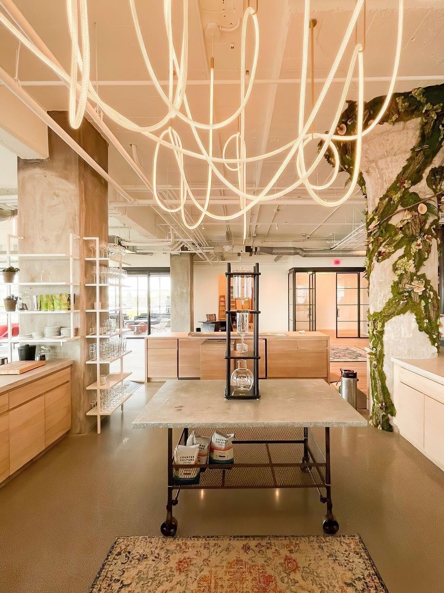 Flexible Curve Line Pendant Lamp