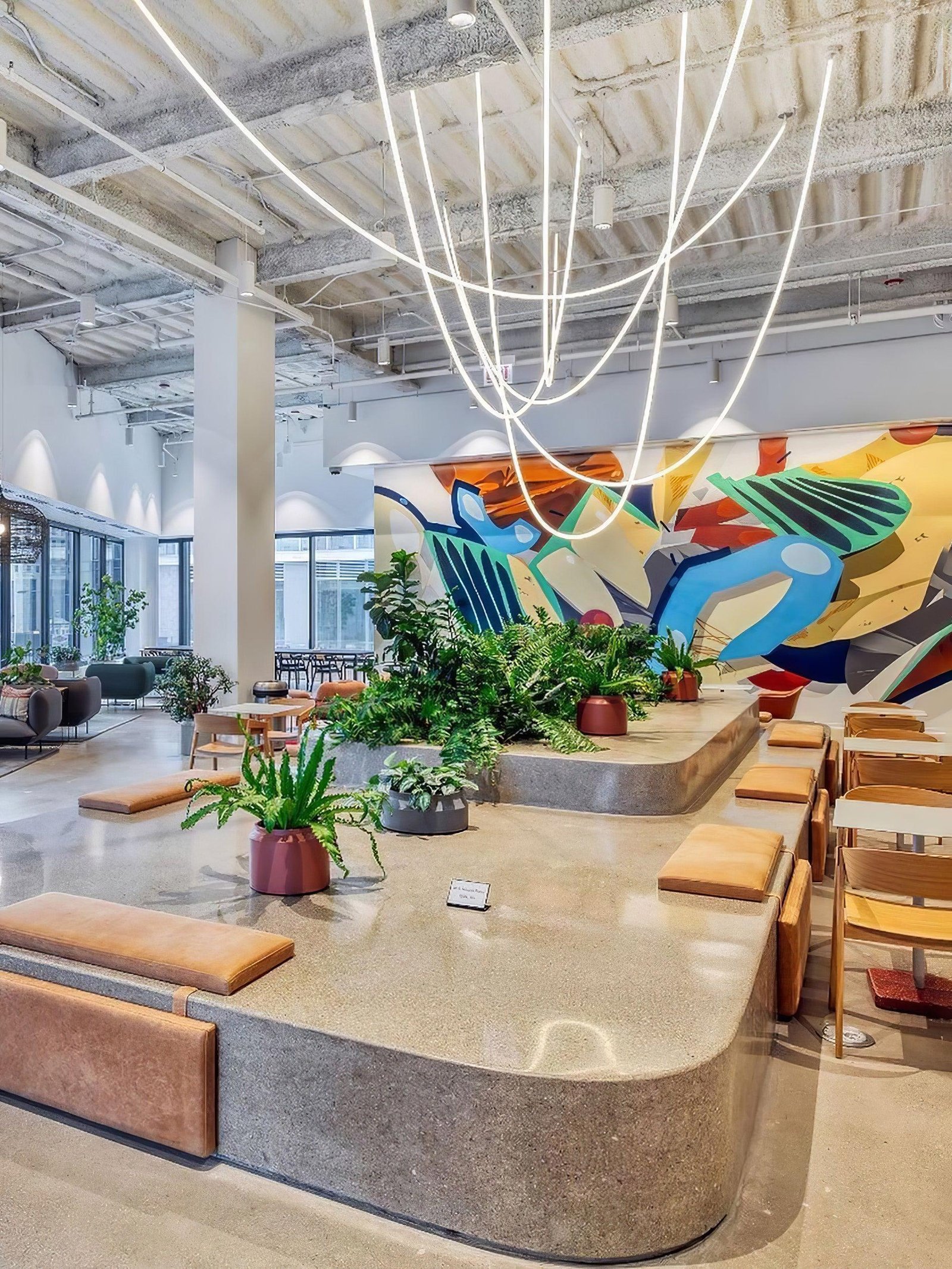 Flexible Curve Line Pendant Lamp