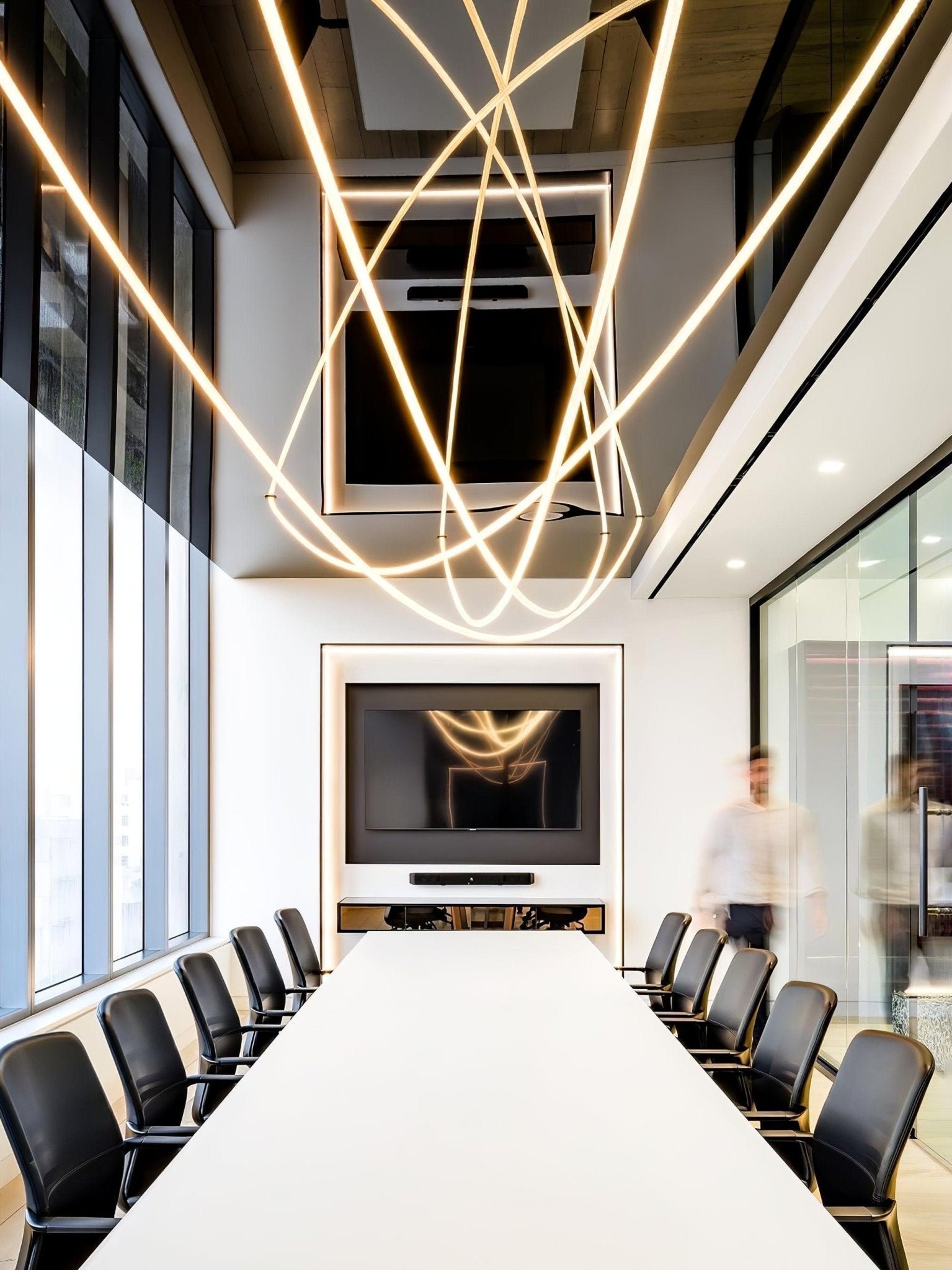 Flexible Curve Line Pendant Lamp