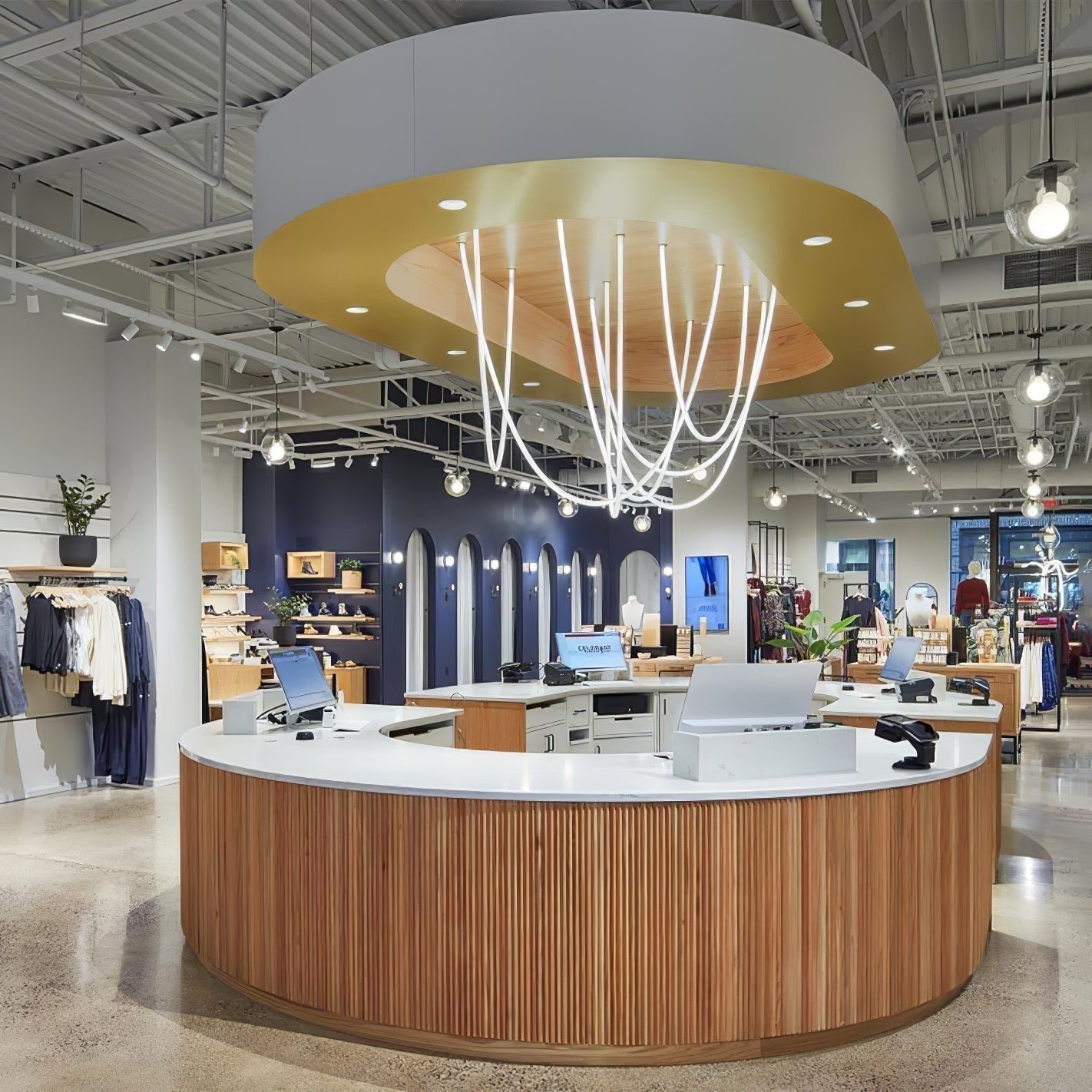 Flexible Curve Line Pendant Lamp