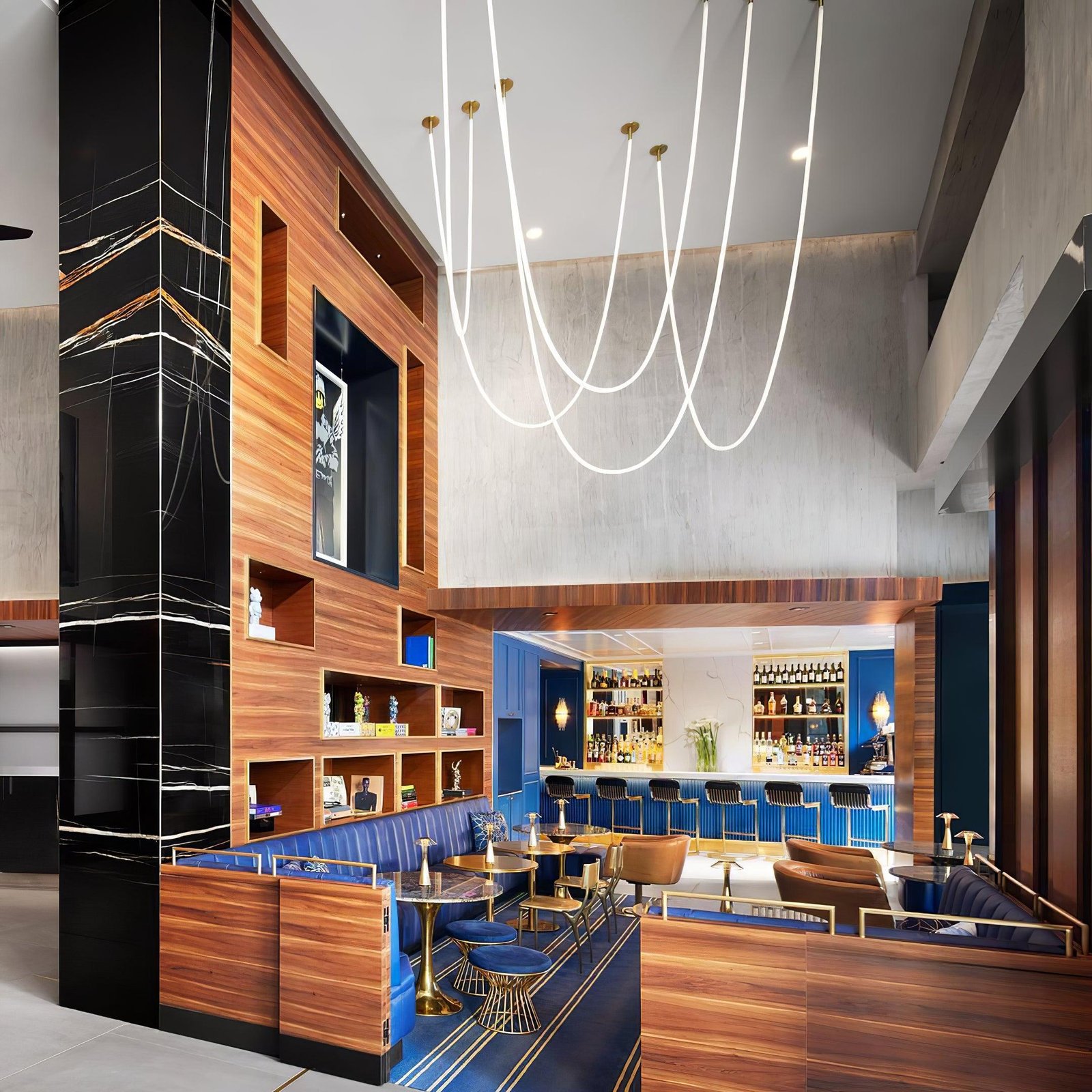 Flexible Curve Line Pendant Lamp