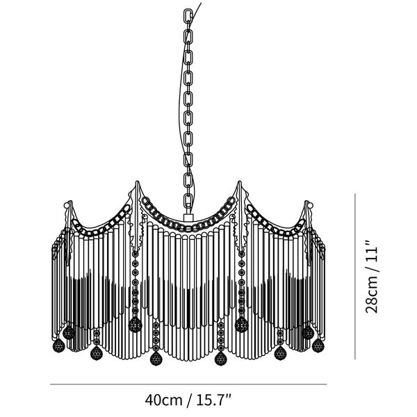 Vacarro Chandelier 5 Heads