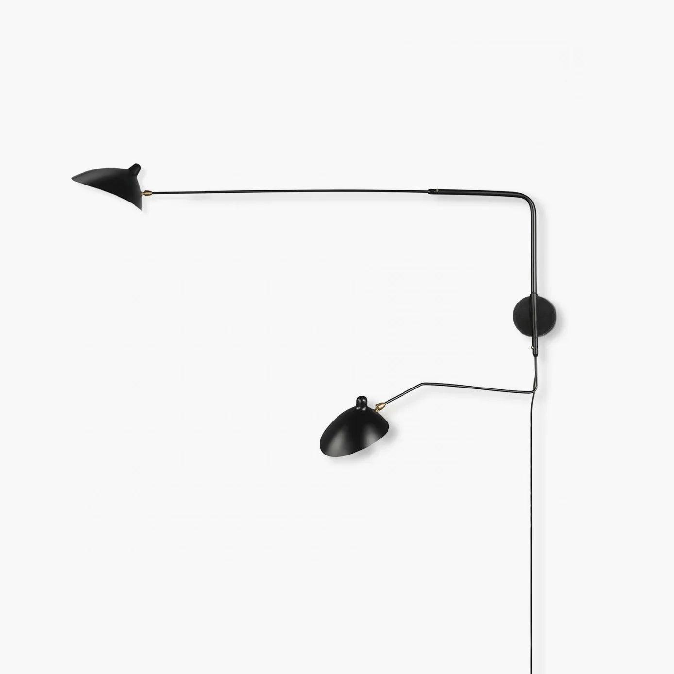 Serge Mouille Plug In Wall Lamp
