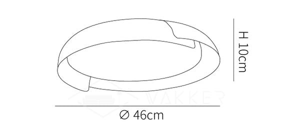 Ceiling Light Size Diagram