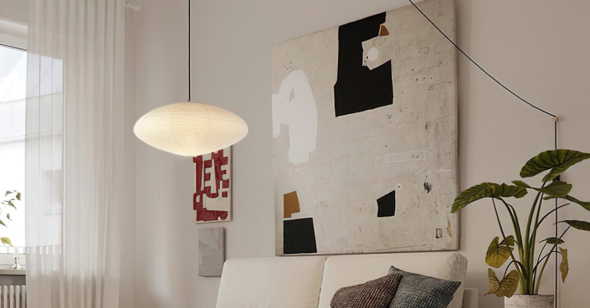 Rice Paper 15A Swag Lights