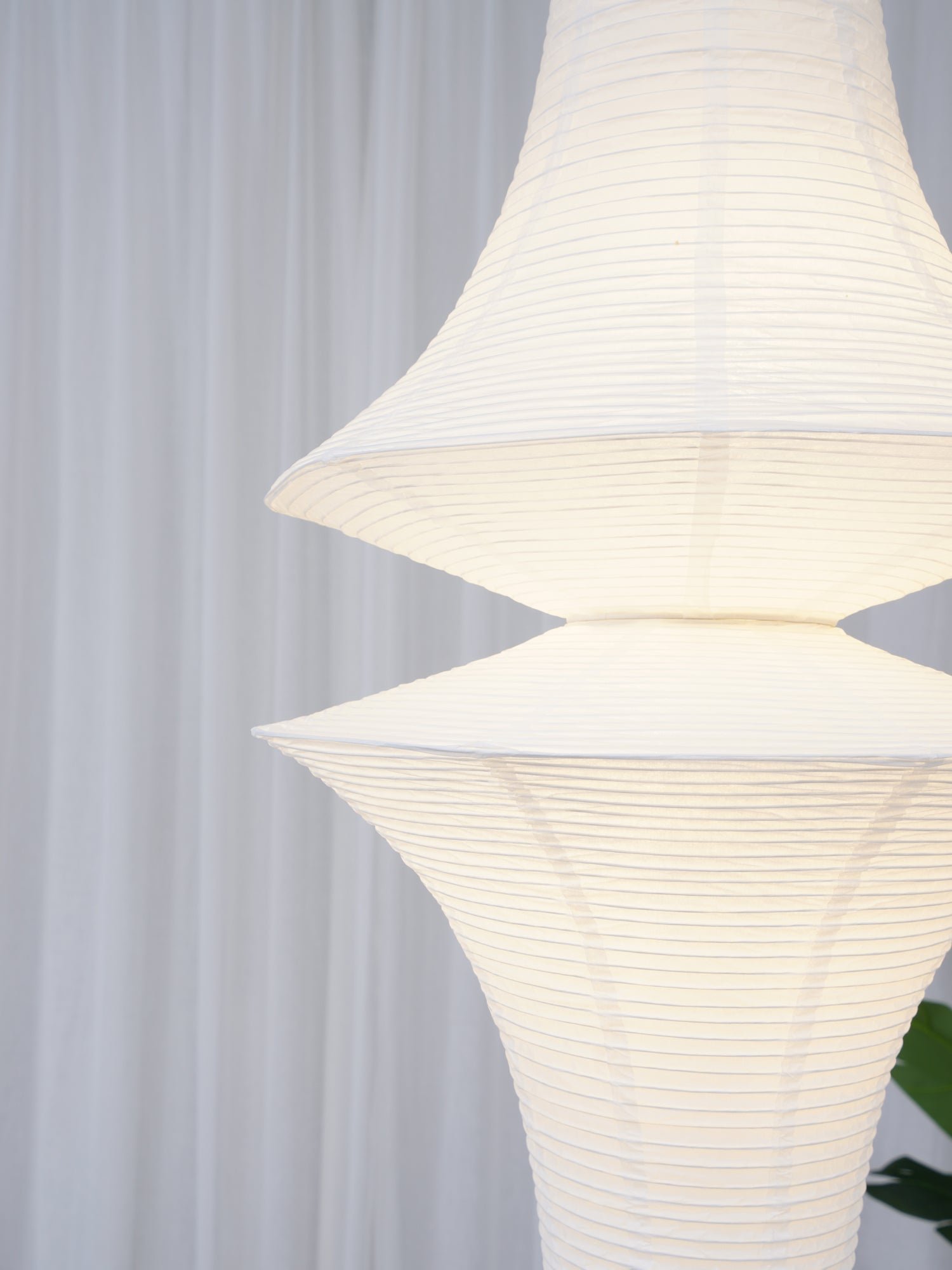 Rice Paper E Pendant Light