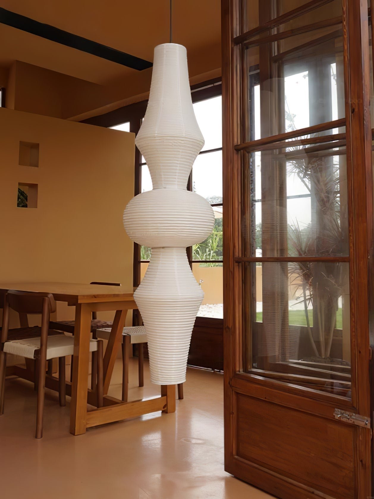 Rice Paper E Pendant Light