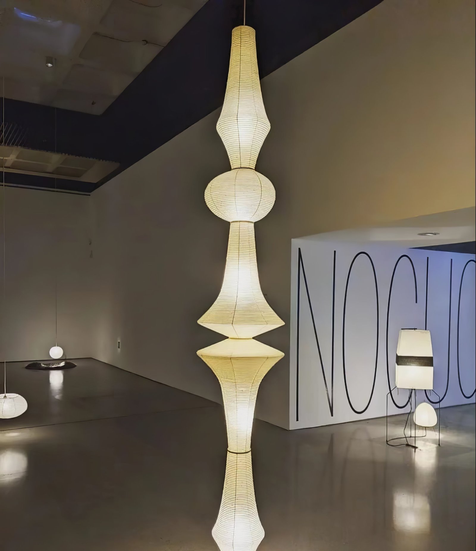 Rice Paper E Pendant Light