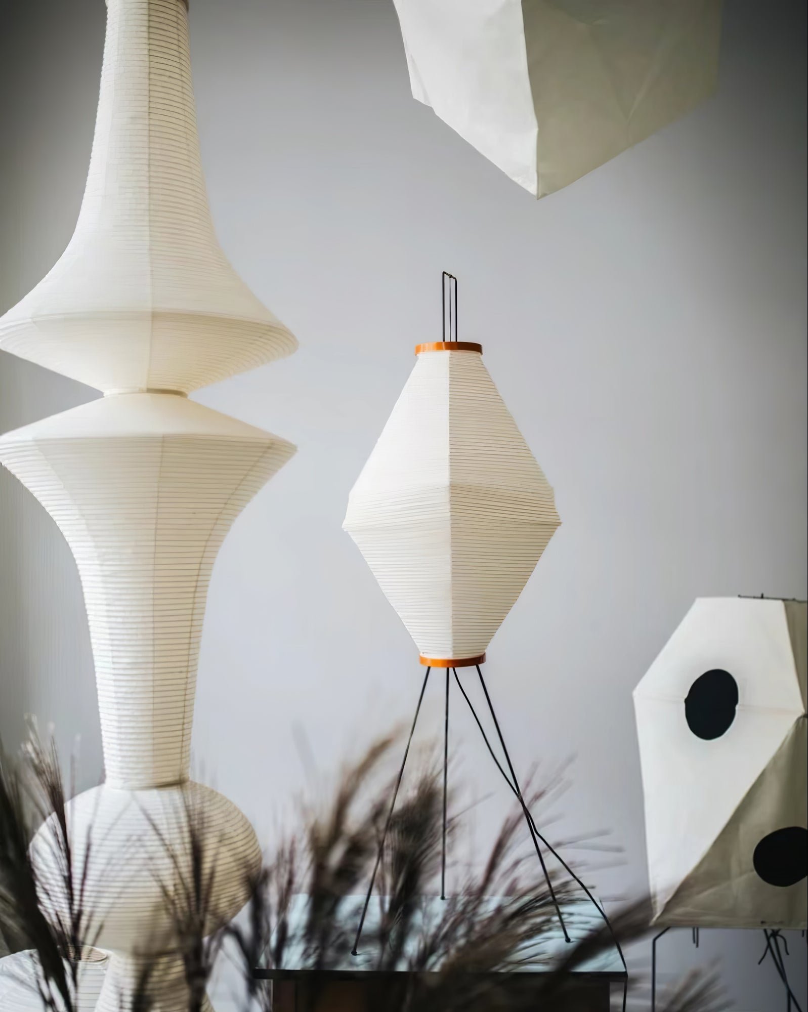 Rice Paper E Pendant Light