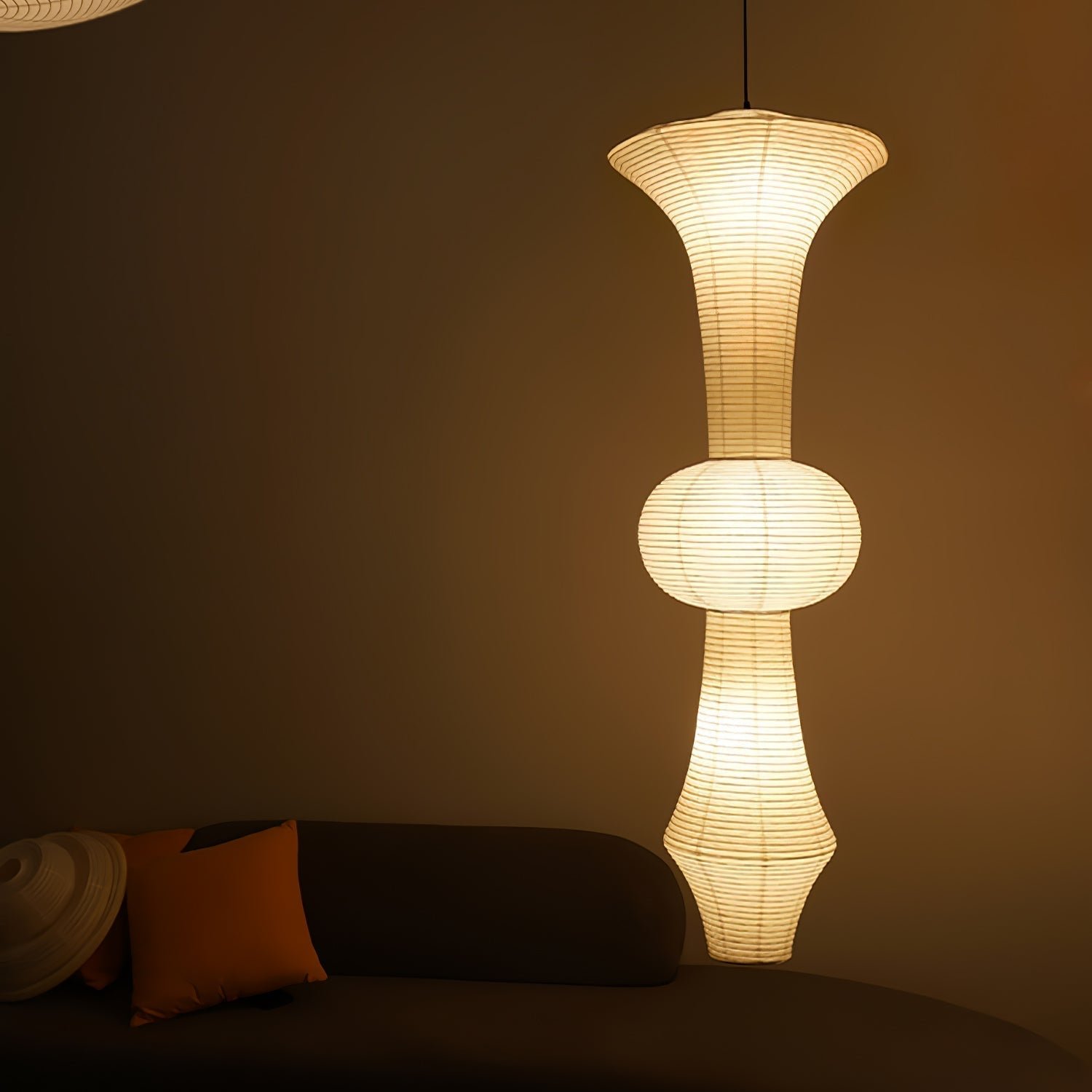Rice Paper E Pendant Light