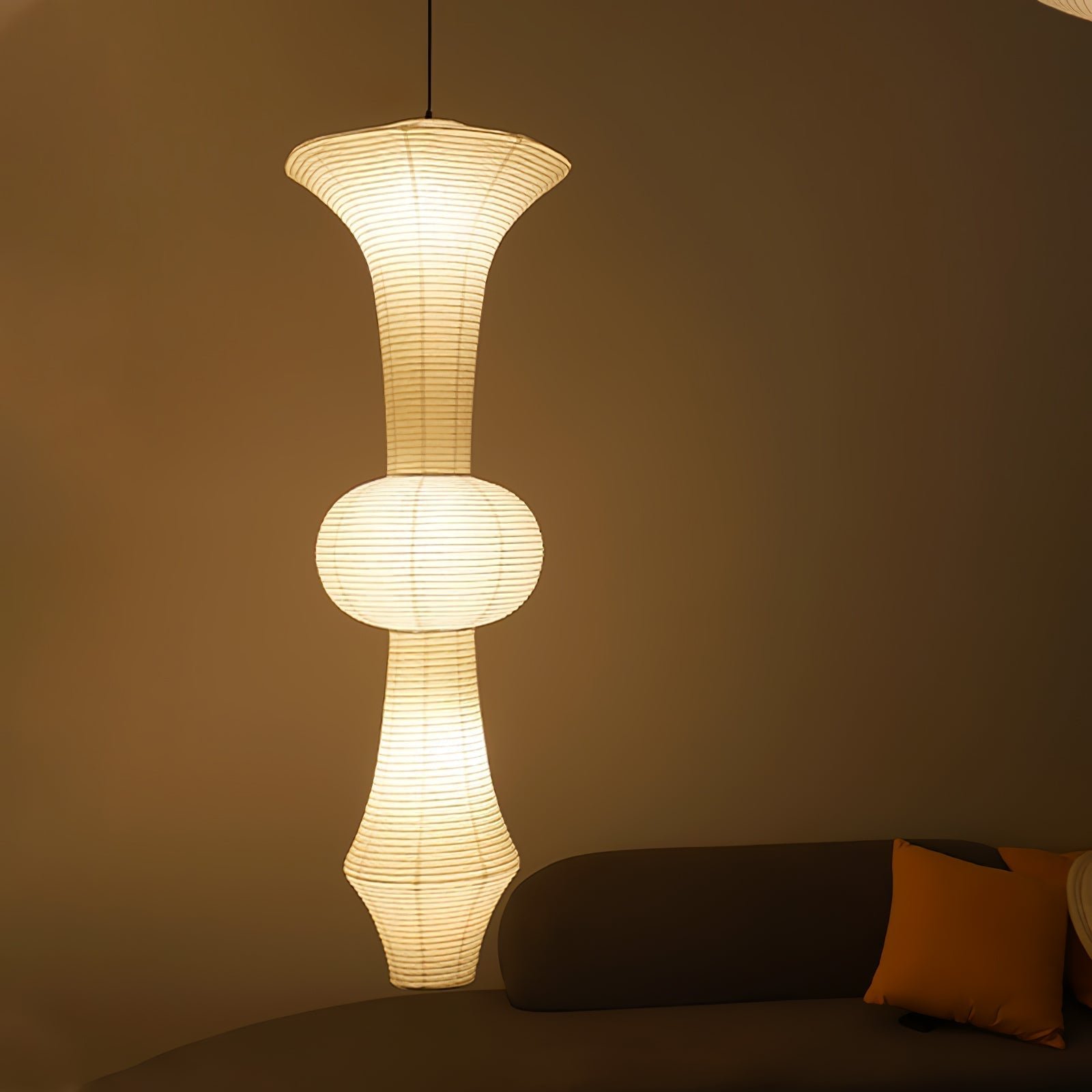Rice Paper E Pendant Light