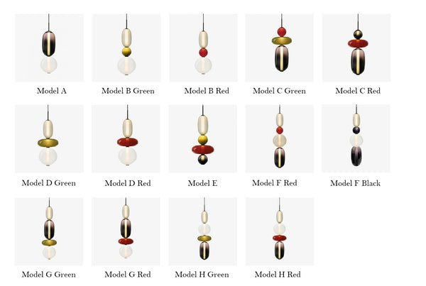 Candied Glass Pendant Light