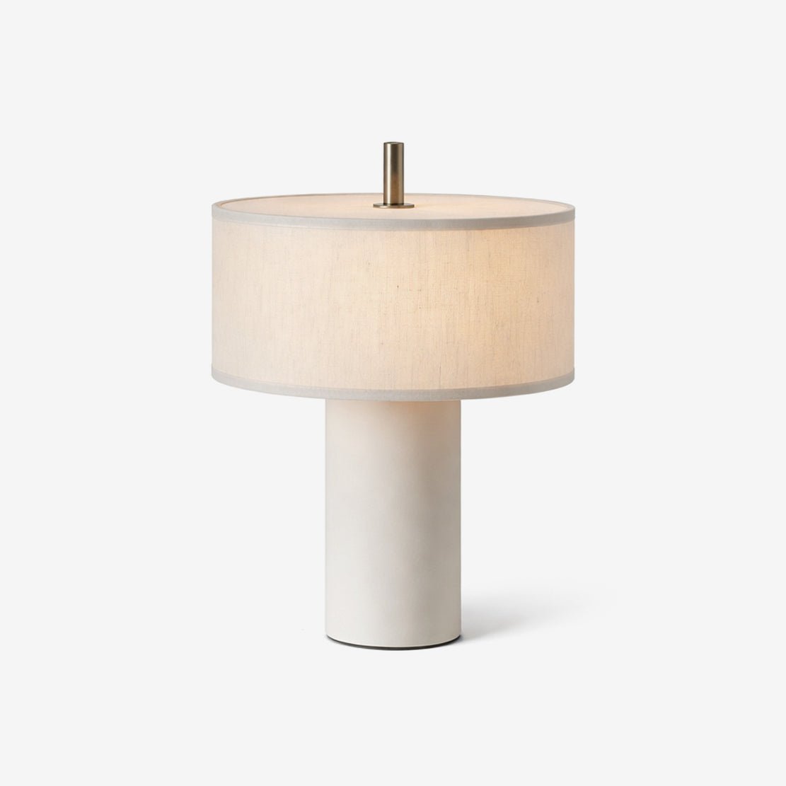 white marble fabric table lamp